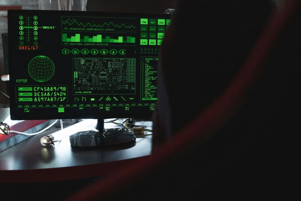 Digitale Analyse mit technischen Tools und Algorithmen für ein automatisiertes Trading-System.